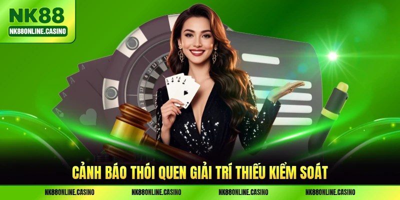 Cảnh báo cho thấy thói quen giải trí thiếu kiểm soát